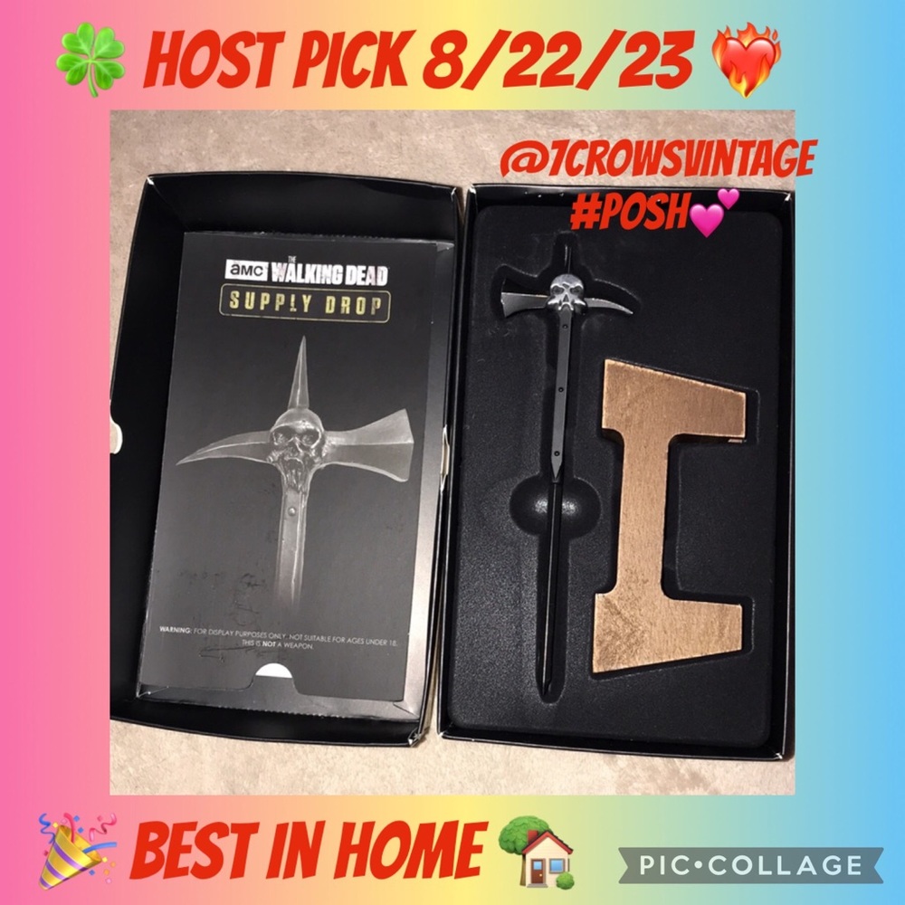 AMC The Walking Dead official Supply Drop Magnas War Hammer letter opener New